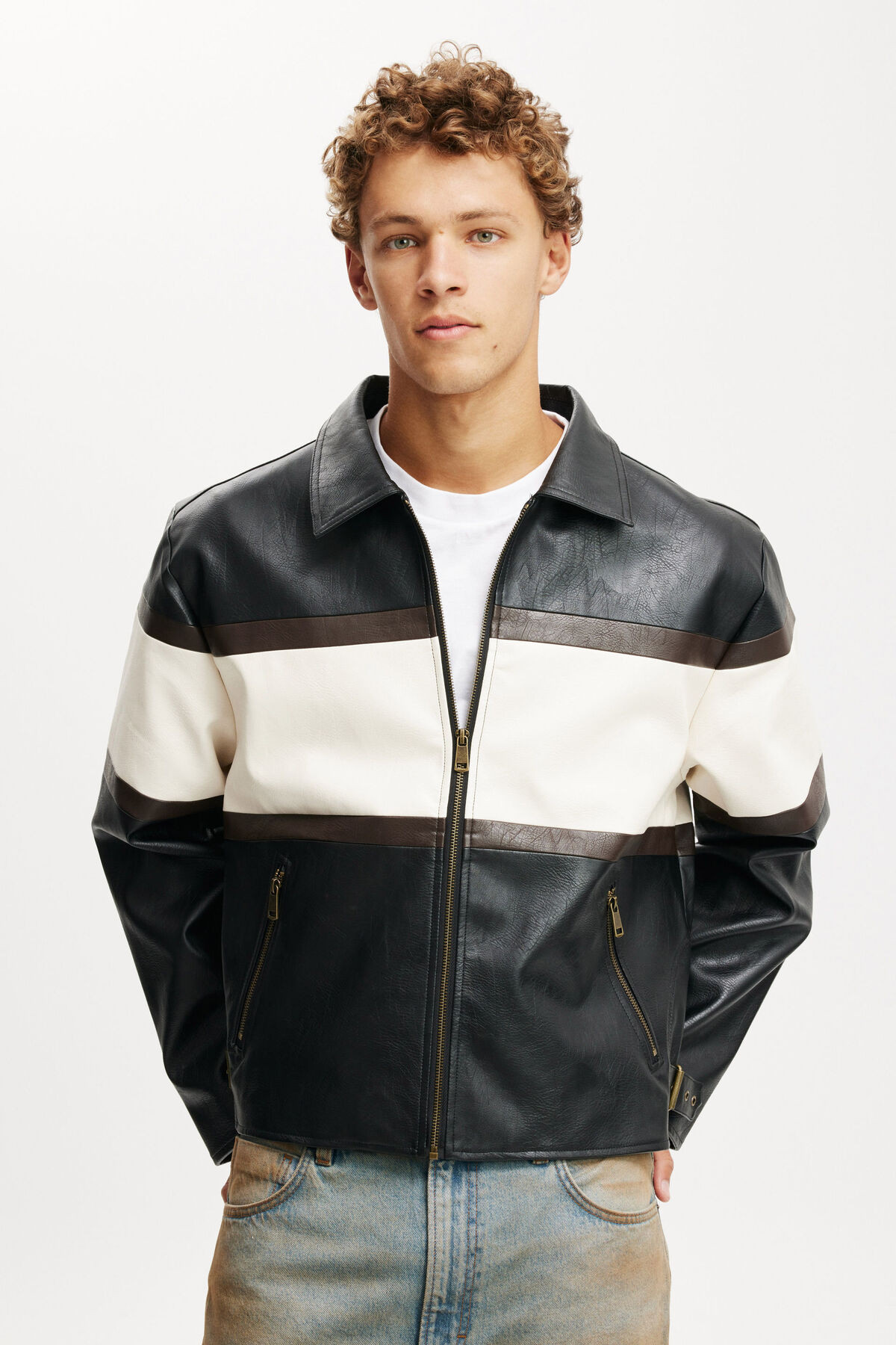 Joey Faux Leather Jacket | Cotton On (US)
