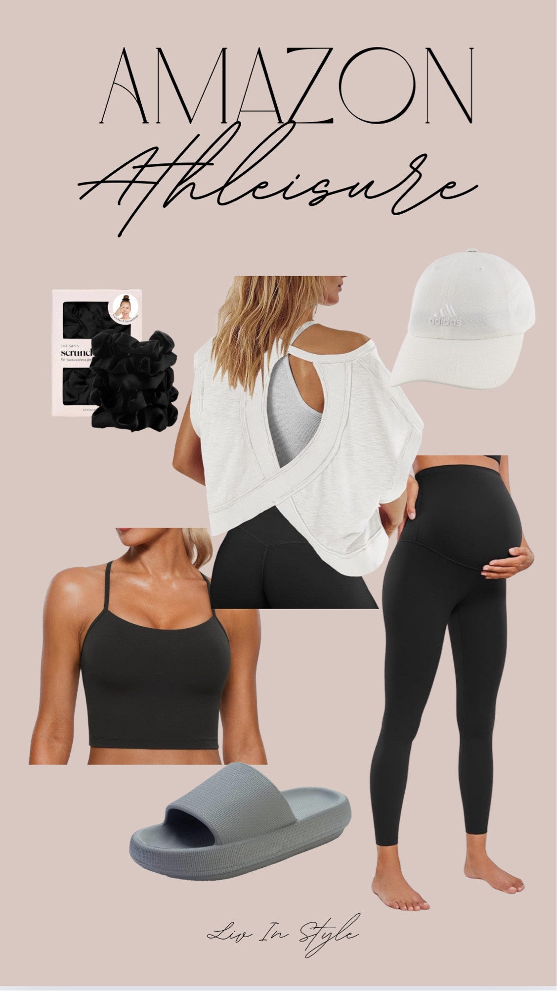 Maternity outfit idea. Butterluxe tank and maternity leggings with this cute tee with back cut out. Slides a hat and scrunchies and you’re out the door  cute but comfy!

#LTKStyleTip #LTKActive #LTKBump