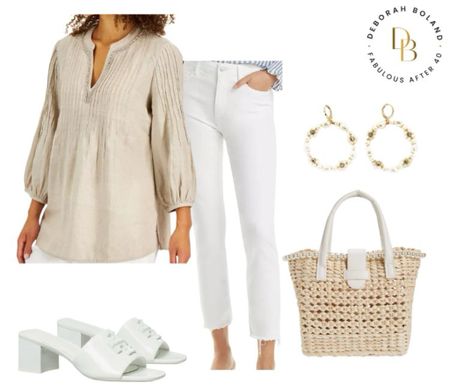 If you headed south for a sun vacation or luck enough to live somewhere warm, a pair of fresh white jeans is a wardrobe must. 
See one of my favorite white jeans outfit here. These jeans are from @paige a must this summer.


#LTKstyletip #LTKSeasonal #LTKover40