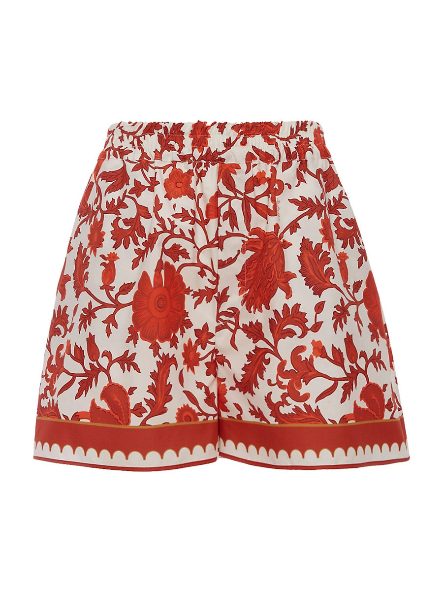 Women's Pull-Up Shorts - Dragonflower Mini Red - Size XS | Saks Fifth Avenue