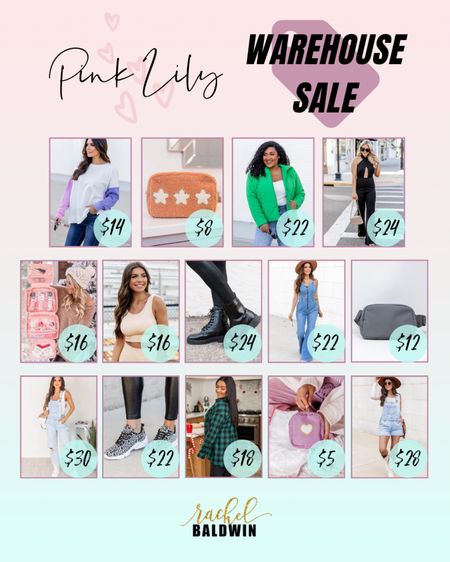 You’re not gonna want to miss Pink Lily’s 2nd annual WAREHOUSE SALE! 💗‼️ SOOOO many cute finds for a fraction of the price. Here are a few of my fav items! 🛍️ 

#LTKunder50 #LTKfit #LTKsalealert