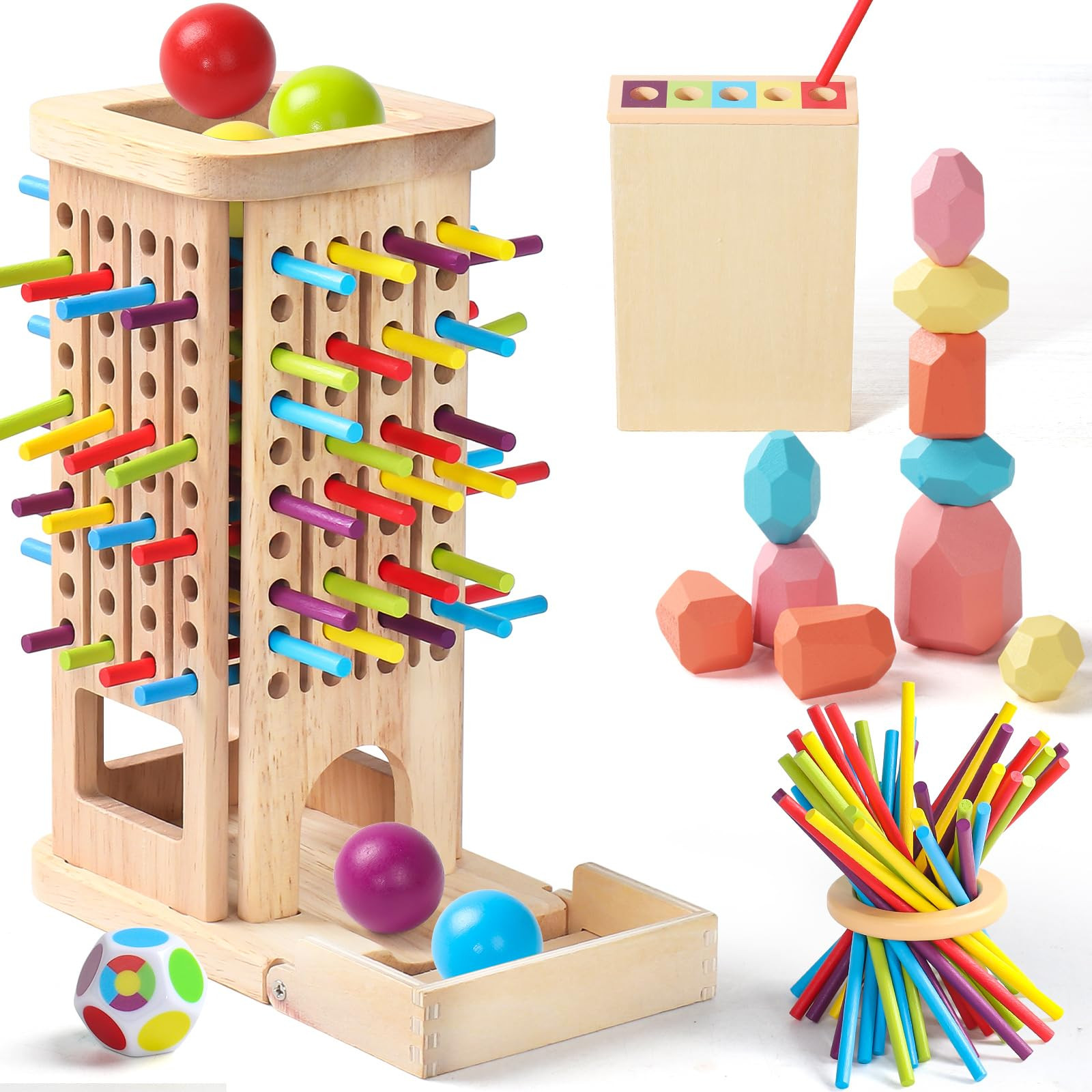 Montessori Juguetes para niños de 3 años, juguetes de habilidades motoras finas para niños de ... | Amazon (US)
