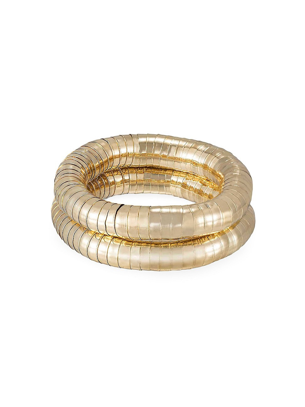 Women's Liquid 2-Piece 18K Gold-Plated Bracelet Set - Gold | Saks Fifth Avenue
