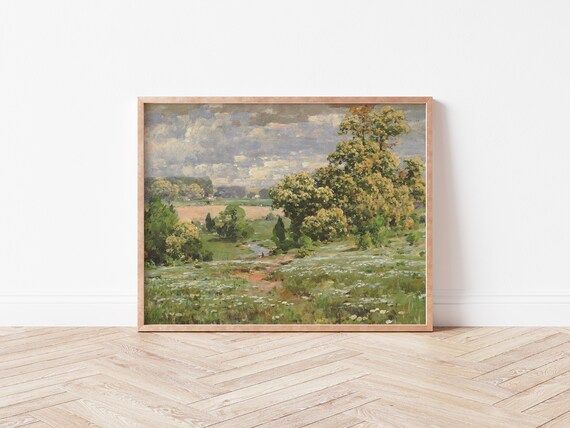 To the Lake - Instant Digital Download Vintage Oil Painting Art Landscape Easy Print Reproduction | Etsy (US)