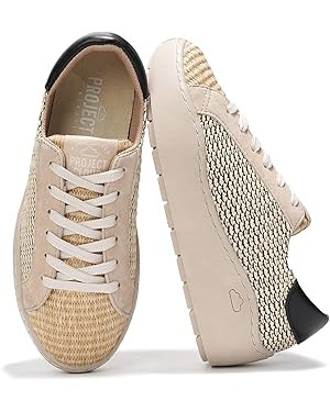 Project Cloud Platform Sneakers for Women - Memory Foam Womens Sneakers - Lace Up Womens Shoes - ... | Amazon (US)