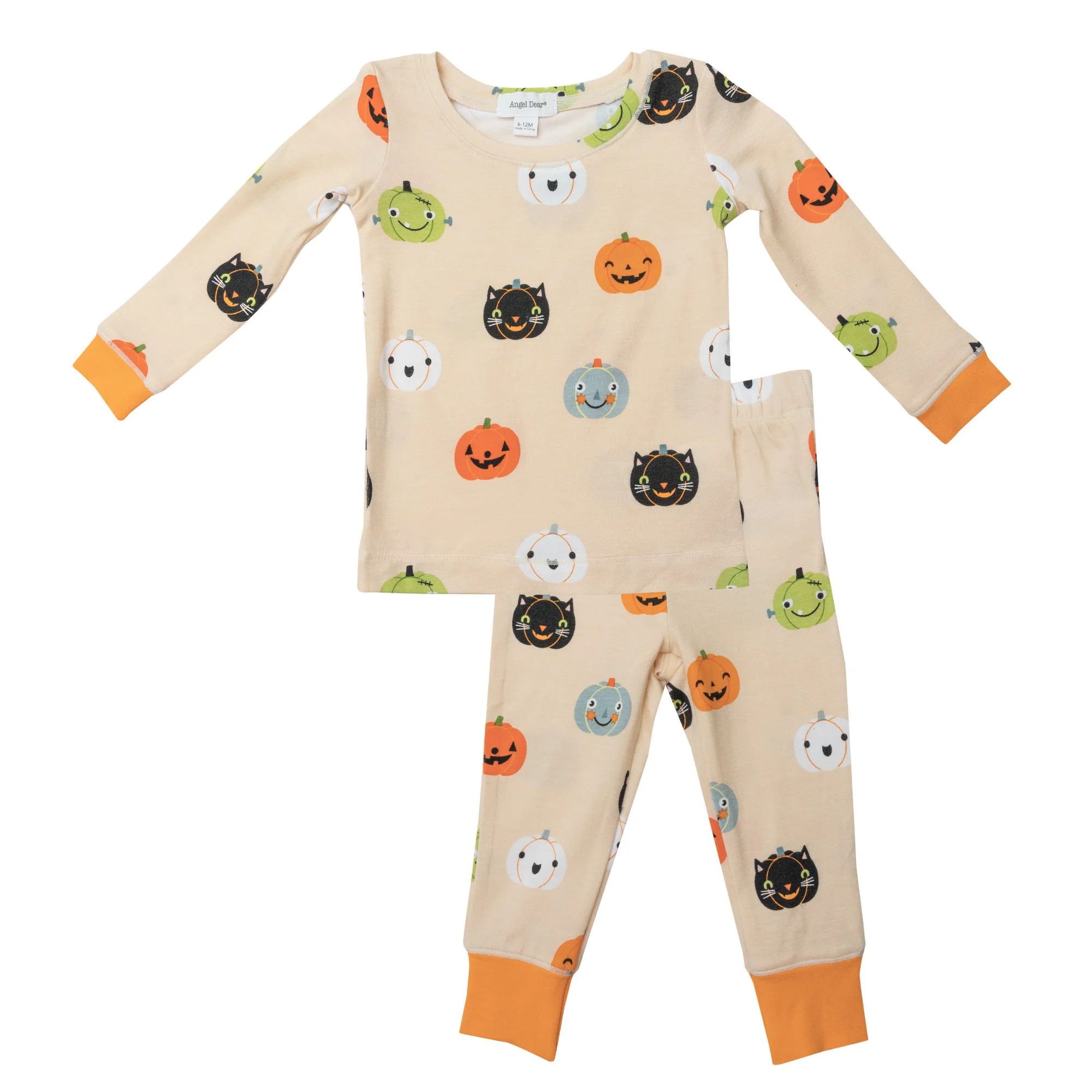 2-Piece Lounge Wear Set, Halloween Pumpkins | SpearmintLOVE