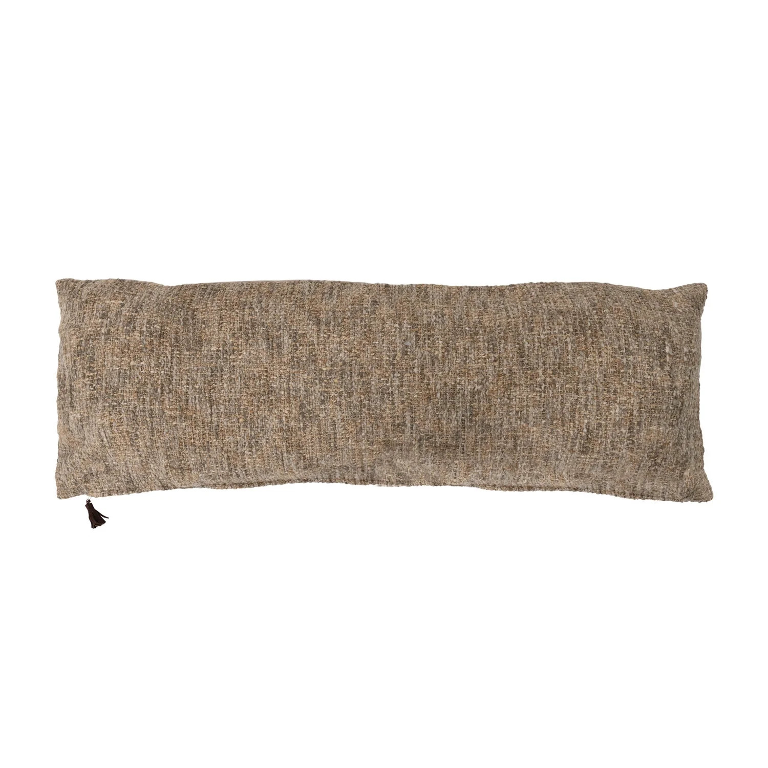 Creative Co-Op Mélange Cotton Blend Bouclé Lumbar Pillow | Walmart (US)