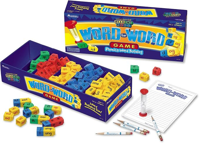 Learning Resources Word for Word Phonics Game - 2-4 Player, Ages 7+ Word Building Game for Kids, ... | Amazon (US)