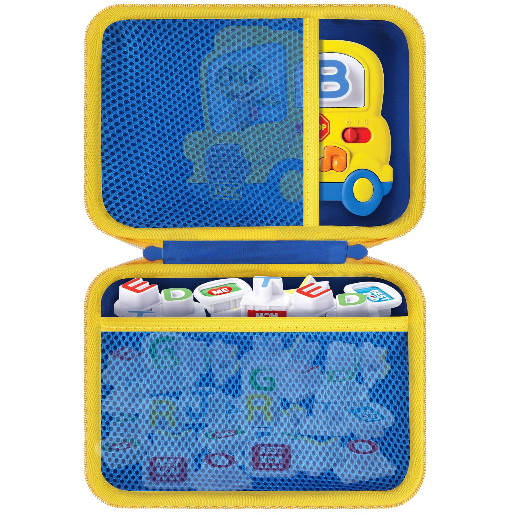 Storage Case Compatible with Leapfrog Fridge Phonics Magnetic Letter Set (Sky Blue+Yellow Case) | Amazon (US)