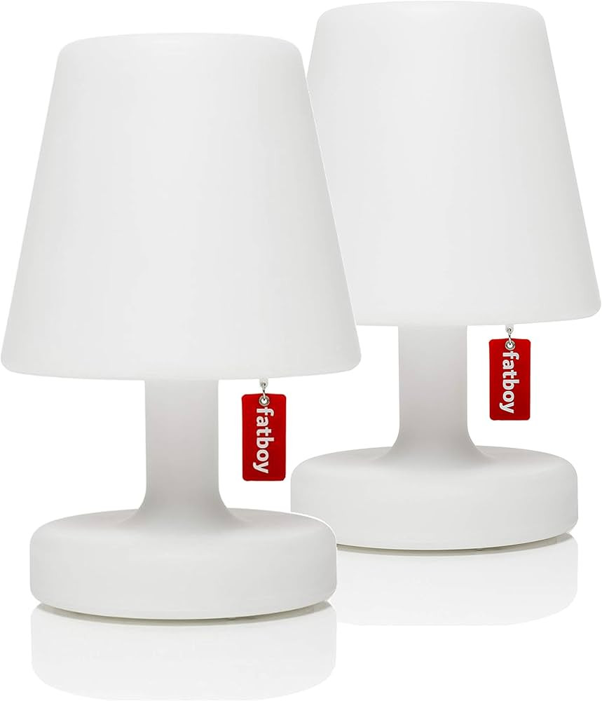 Fatboy USA ETPSNG-WHT-2PK Edison The Petit Table Lamp, White, 2 Set | Amazon (US)