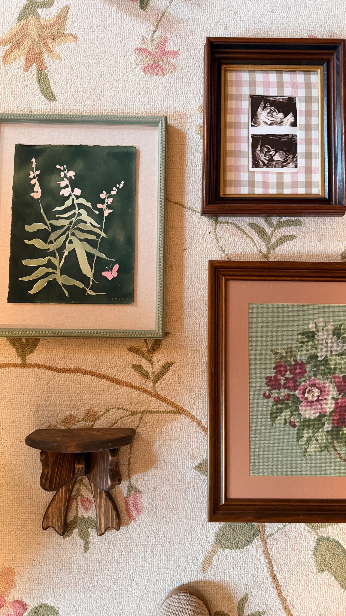 wooden shelf linked below! would
make a sweet gift for a baby girl | handmade on @Etsy #ad #EtsyCreatorCo #Etsy