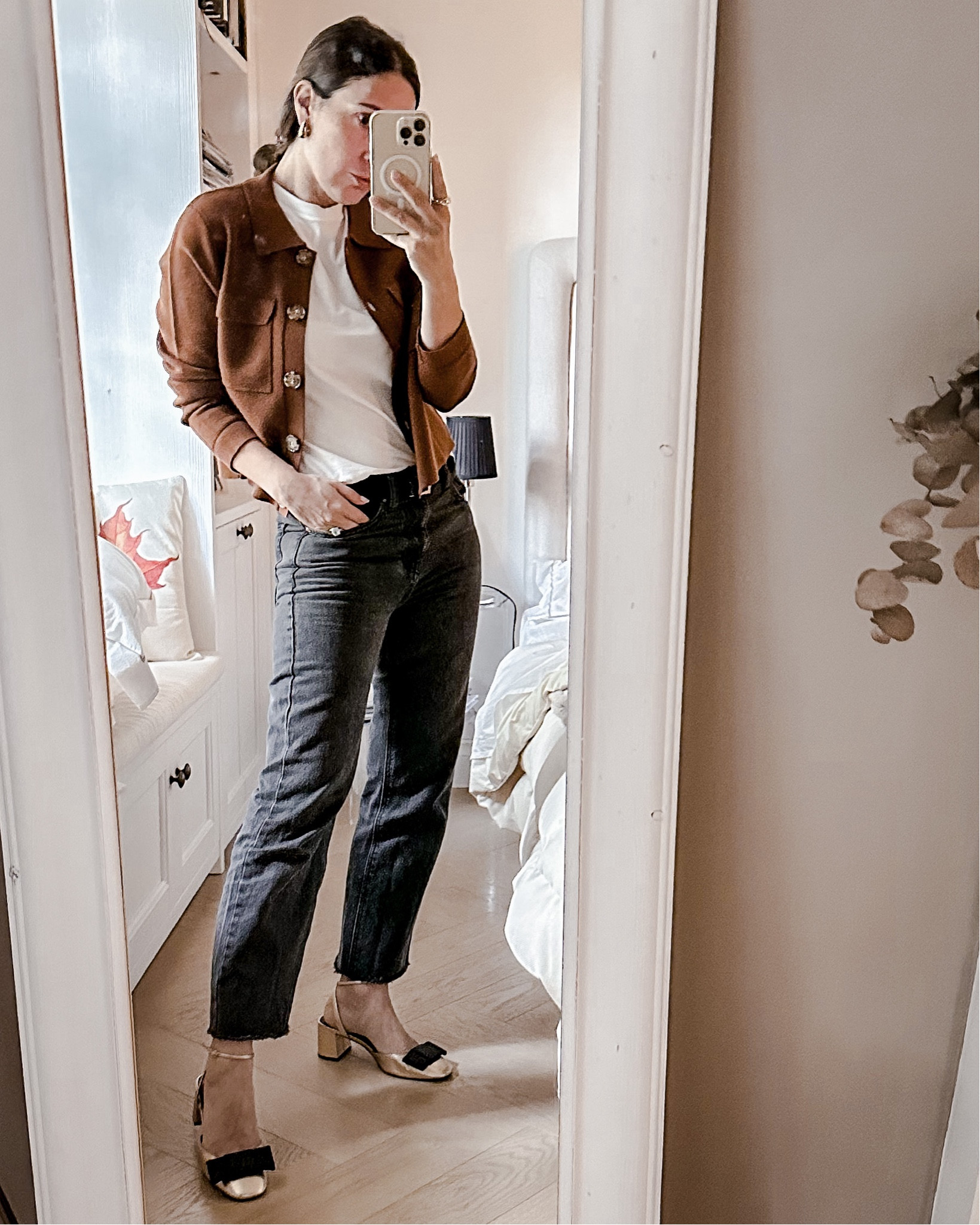 Cozy outfit perfect for work or smart casual going out. 
Comodo e autunnale perfetto per ufficio o per un’uscita Smart casual. 
Con le mie scarpe preferite del momento!

autumn cozy fits
 #AutumnLTKChallenge

#LTKover40 #LTKshoecrush #LTKworkwear