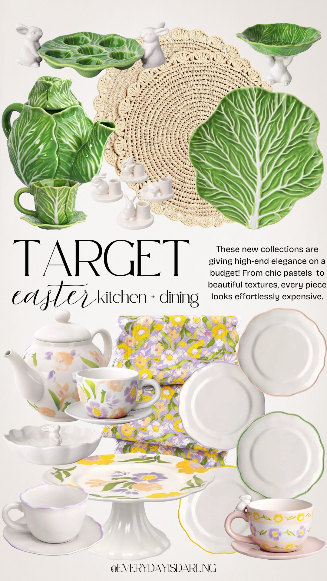 Target Easter kitchen + dining collections ✨🤍🥕

Easter decor  Holiday decor  Target finds  Kitchen finds  Everydayisdarling 

#LTKSeasonal #LTKHome #LTKParties