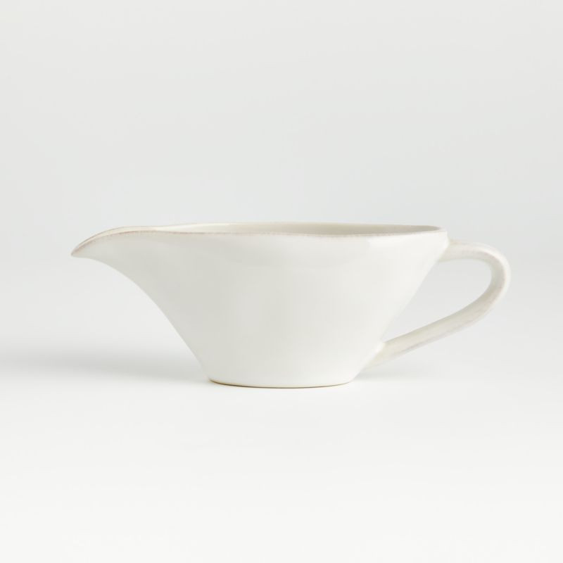 Marin White Gravy Boat + Reviews | Crate & Barrel | Crate & Barrel