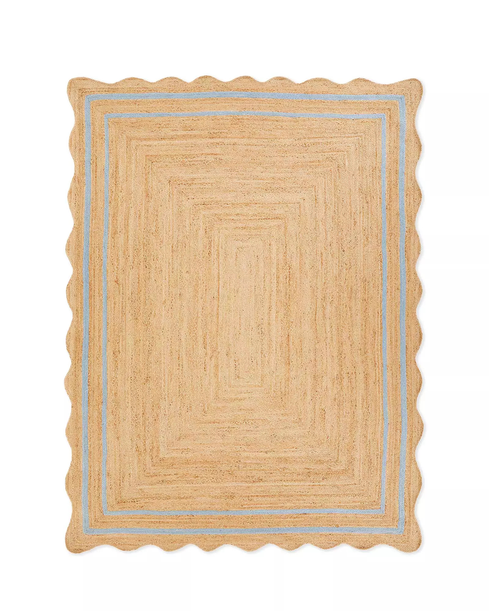 Scallop Jute Rug | Serena and Lily