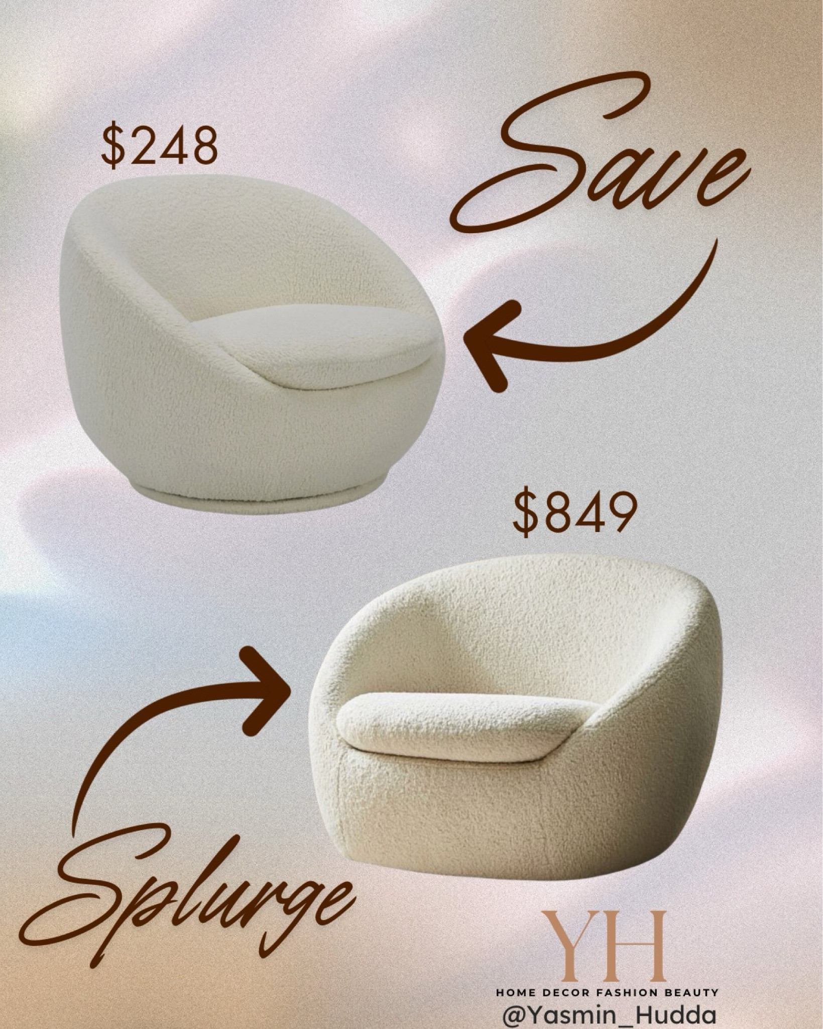 Save or splurge chairs, cozy swivel chair, furniture finds, Walmart and West Elm, home decor, neutral decor, accent chairs


#LTKHome #LTKStyleTip