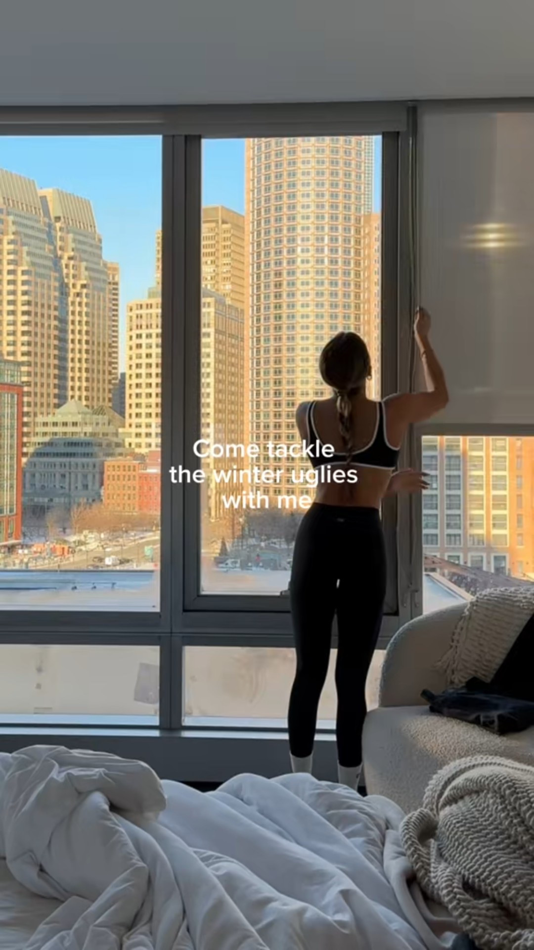 wearing size M in sports bra and size S in leggings 🫶🏼 

actual jacket sold out so linked one preowned in Poshmark and linked a similar one from AE

actual throw blanket from target is sold out in the taupe color but linked the blanket and then linked a couple other taupe bones I found online that are similar

#LTKActive #LTKGiftGuide #LTKSeasonal