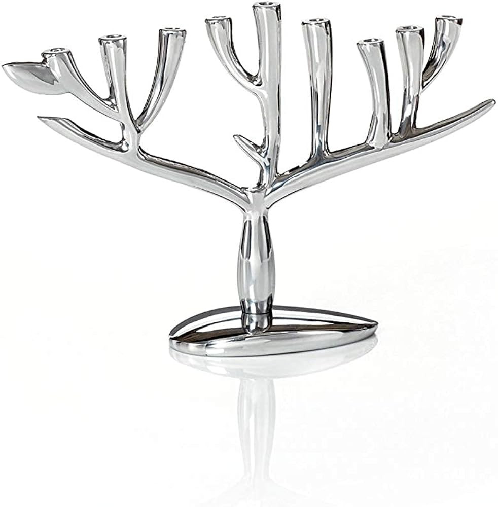 nambe Tree of Life Menorah | 13.5 x 9-Inch Hannukah Menorah | Made of nambe Alloy | Decorative Me... | Amazon (US)