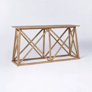 Copperton Wood X Base Console Table - Threshold™ designed with Studio McGee | Target