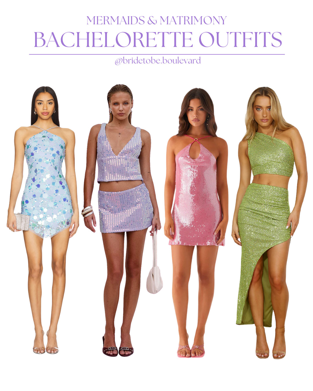 🧜‍♀️ Mermaids & Matrimony 🧜‍♀️ Shimmer, sequins, and sea-inspired hues! 🌊 These mermaidcore bachelorette looks bring dreamy ocean vibes with a touch of glam. Featuring stunning pinks, blues, and iridescent textures, these outfits are made for an unforgettable bach bash. Shop now! #MermaidsAndMatrimony #OceanVibes #LTKBridal 

 #LTKParties #LTKStyleTip #LTKWedding