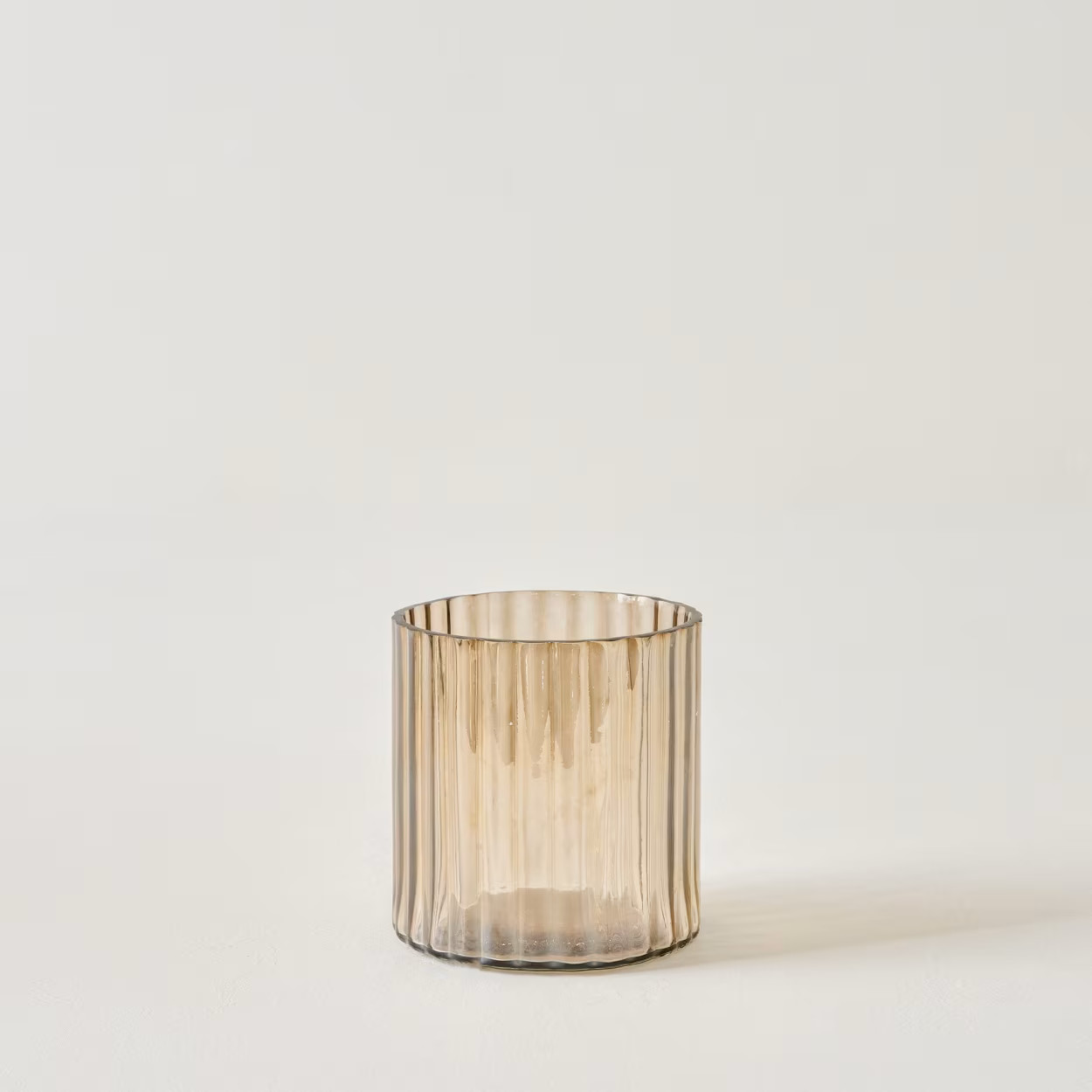 Alexandria Ribbed Glass Hurricane | Magnolia