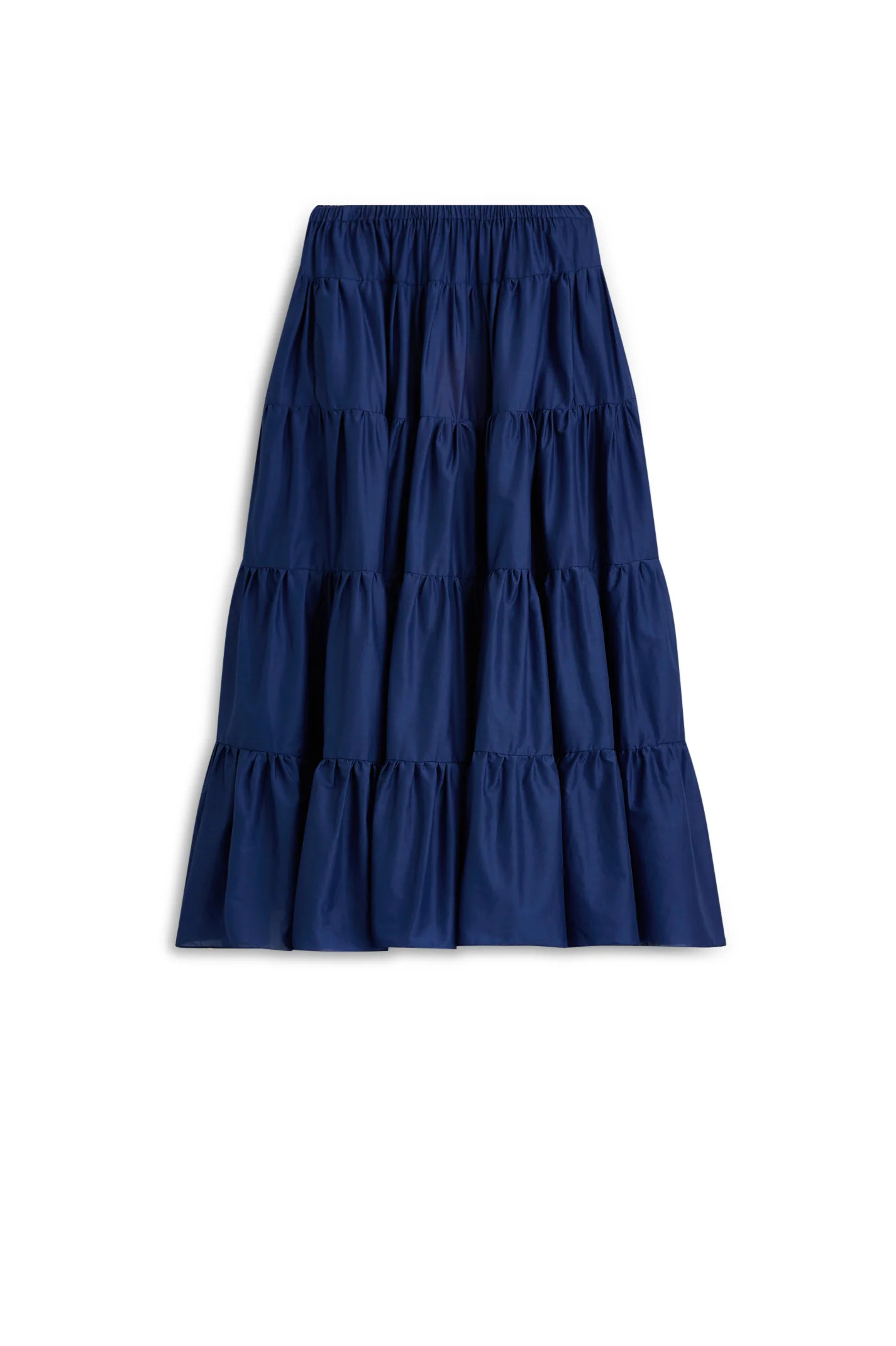 POLISHED VOILE TIER SKIRT - BLUE - Scanlan Theodore | Scanlan Theodore AU