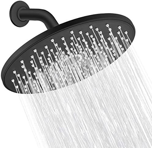 Rain Shower Head VMASSTONE 9In High Pressure Showerhead - Tool Free Installation- with Large Spray S | Amazon (US)