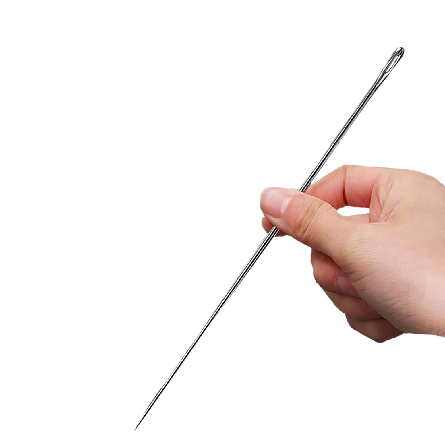 10" Professional Upholstery Needle 25cm Length 3mm Thickness, Big Eye Hand Sewing Needles for Sti... | Amazon (US)
