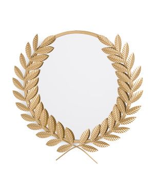 Leaf Ornate Circle Mirror | Pillows & Decor | Marshalls | Marshalls