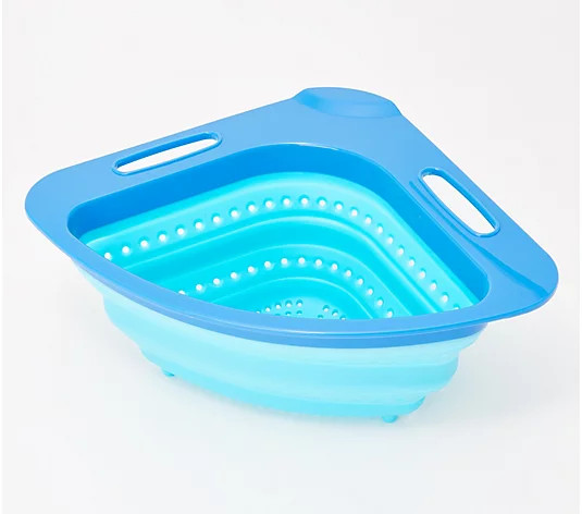 Prepology 3.5-Qt Collapsible Corner Colander - QVC.com | QVC