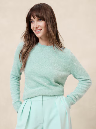Tinsel Pullover Sweater | Banana Republic Factory