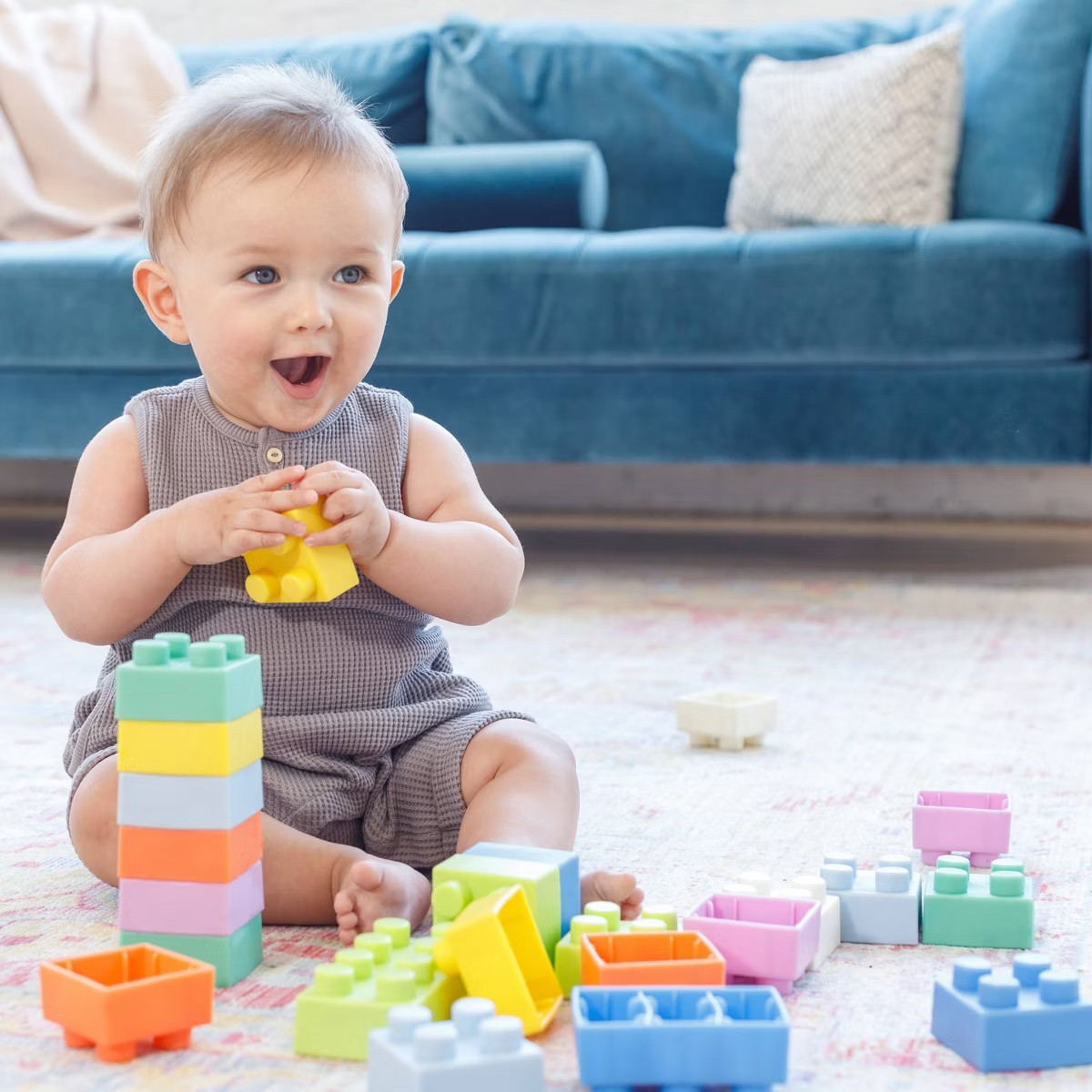 Infantino Go gaga! Super Soft 1st Building Blocks | Target