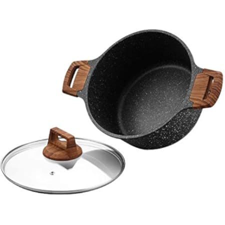 ESLITE LIFE 3 Quart/9.5 Inch Saute Pan with Lid Nonstick Deep Skillet Frying Pan Jumbo Cooker Induct | Amazon (US)
