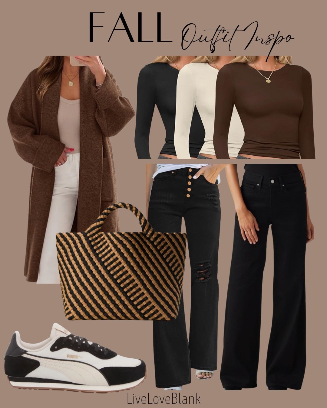 Fall outfit ideas 
Casual fall outfit 
Everyday fall style 
Neutral outfit 
Black jeans with coatigan
Naghedi tote
#ltku 


#LTKSeasonal #LTKStyleTip #LTKItBag