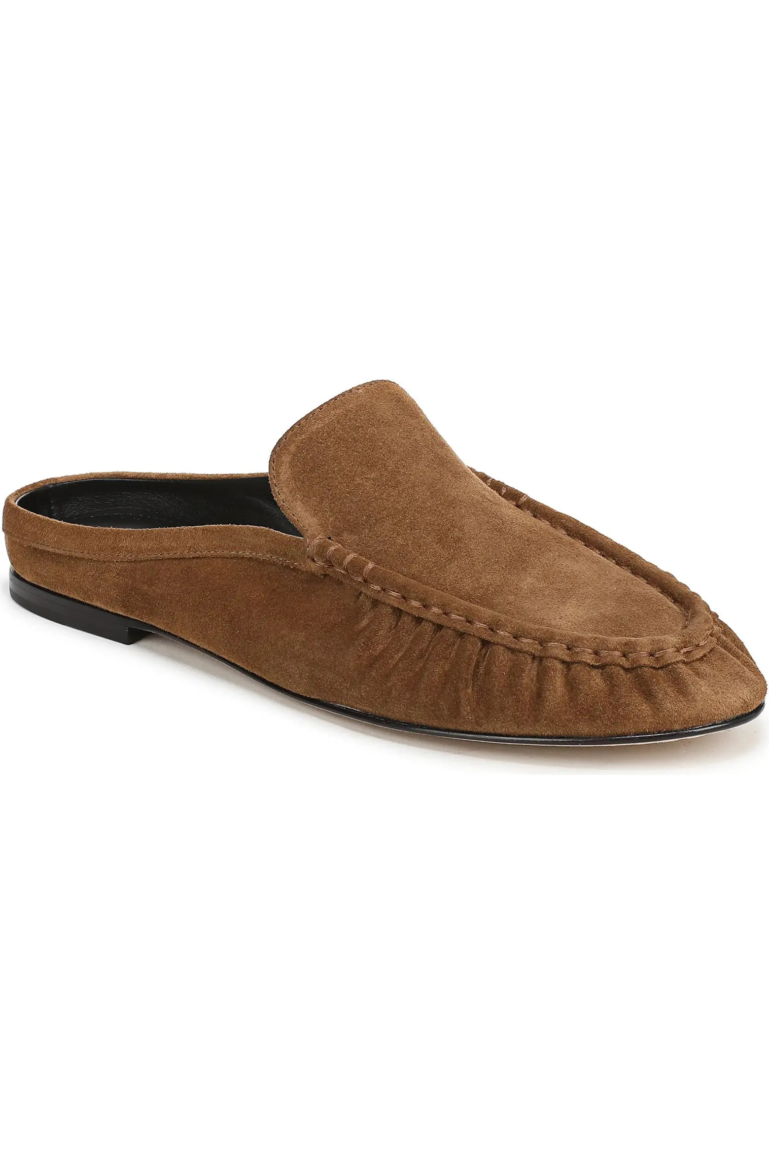 Vince Tevin Ruched Apron Toe Mule (Women) | Nordstrom | Nordstrom