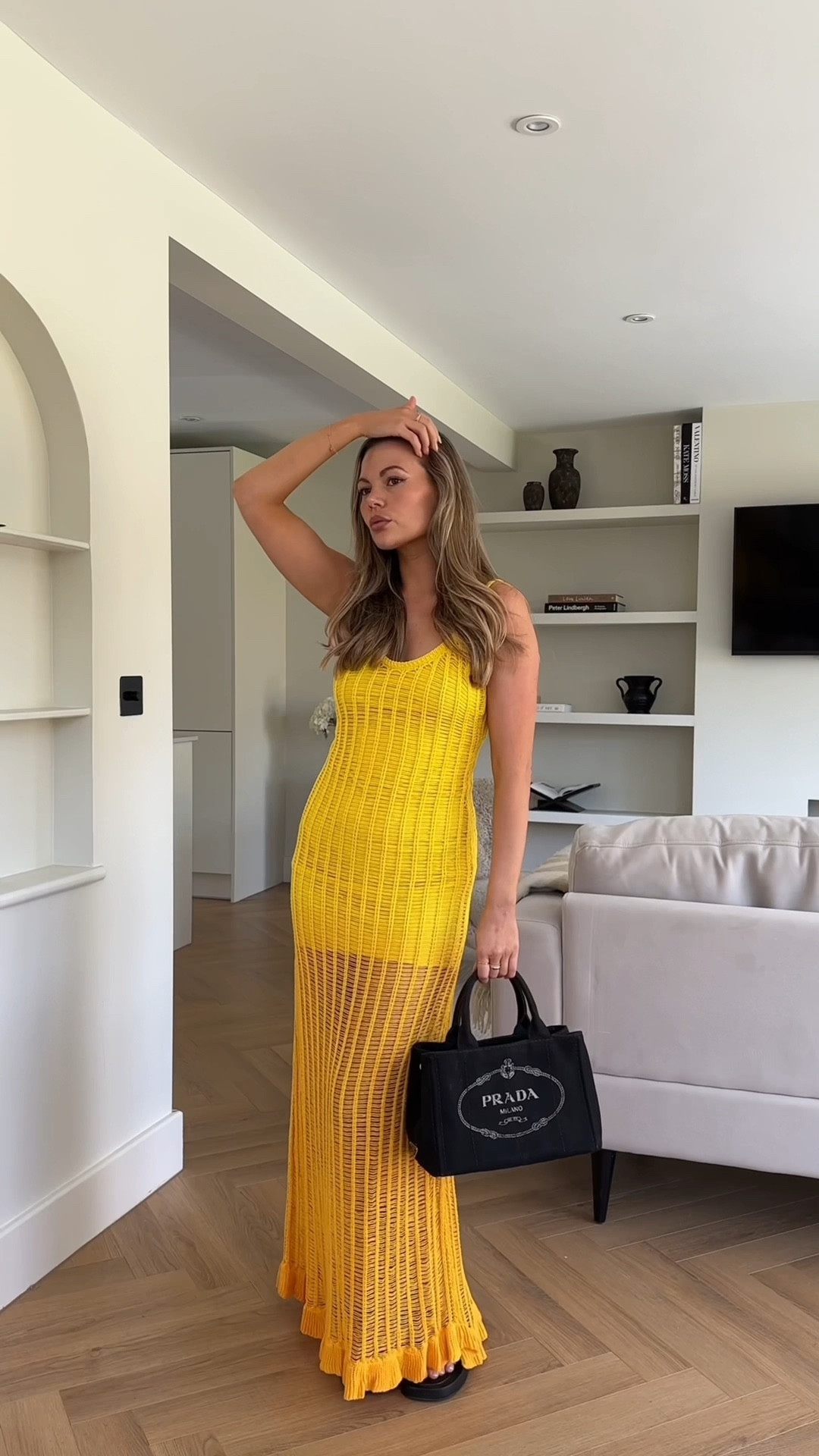 Just imagining me at a sunset dinner in this yellow dress 💛 there is just something about the colour yellow and being tanned! 

Love the fit on this super comfy! I am wearing a size 8 and I am 5.5 height and fit perfectly! 

#LTKstyletip #LTKunder50 #LTKeurope