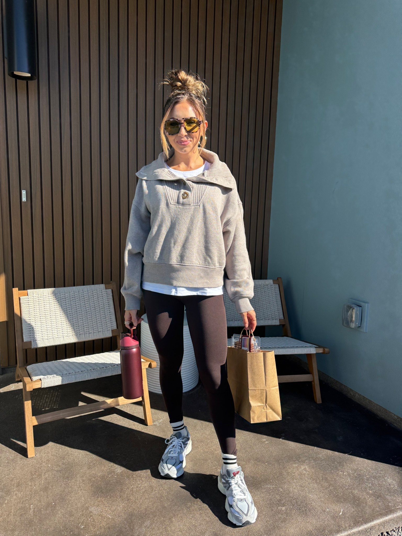 Wearing a small in my pullover and an XS in my brown leggings 

#LTKGiftGuide #LTKPetite #LTKTravel