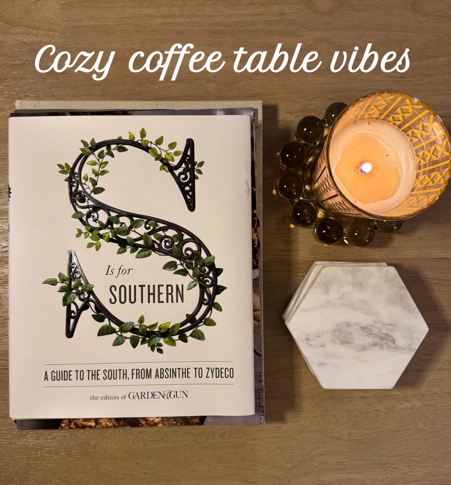 Loving a cozy and comfortable (and of course Southern 😉) coffee table vibes for this fall and winter season 🫶🏻🤍✨

#LTKHome #LTKHoliday #LTKFindsUnder50