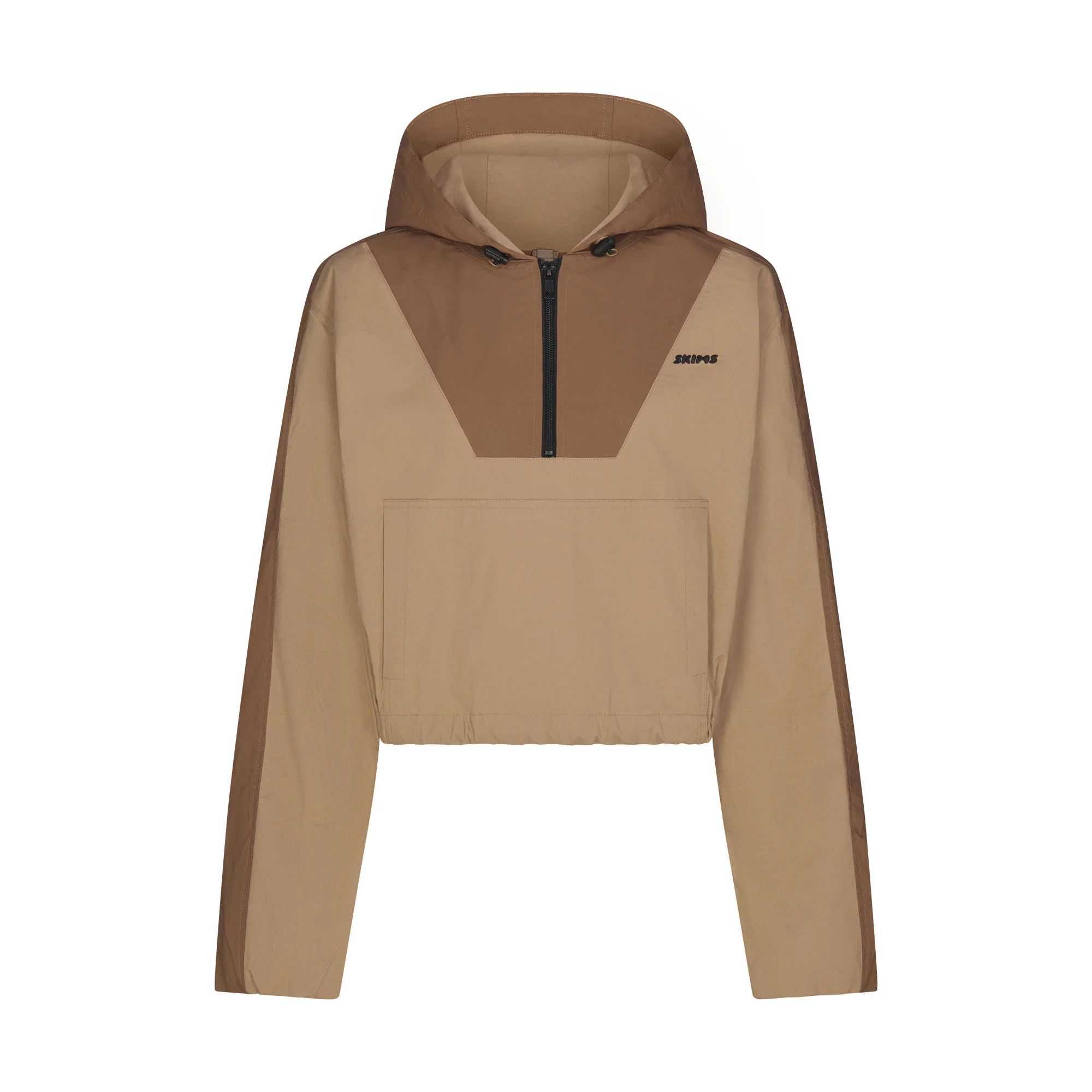 SKIMS Half Zip Pullover | Light Neutral | XS | Woven Cotton | SKIMS (US)