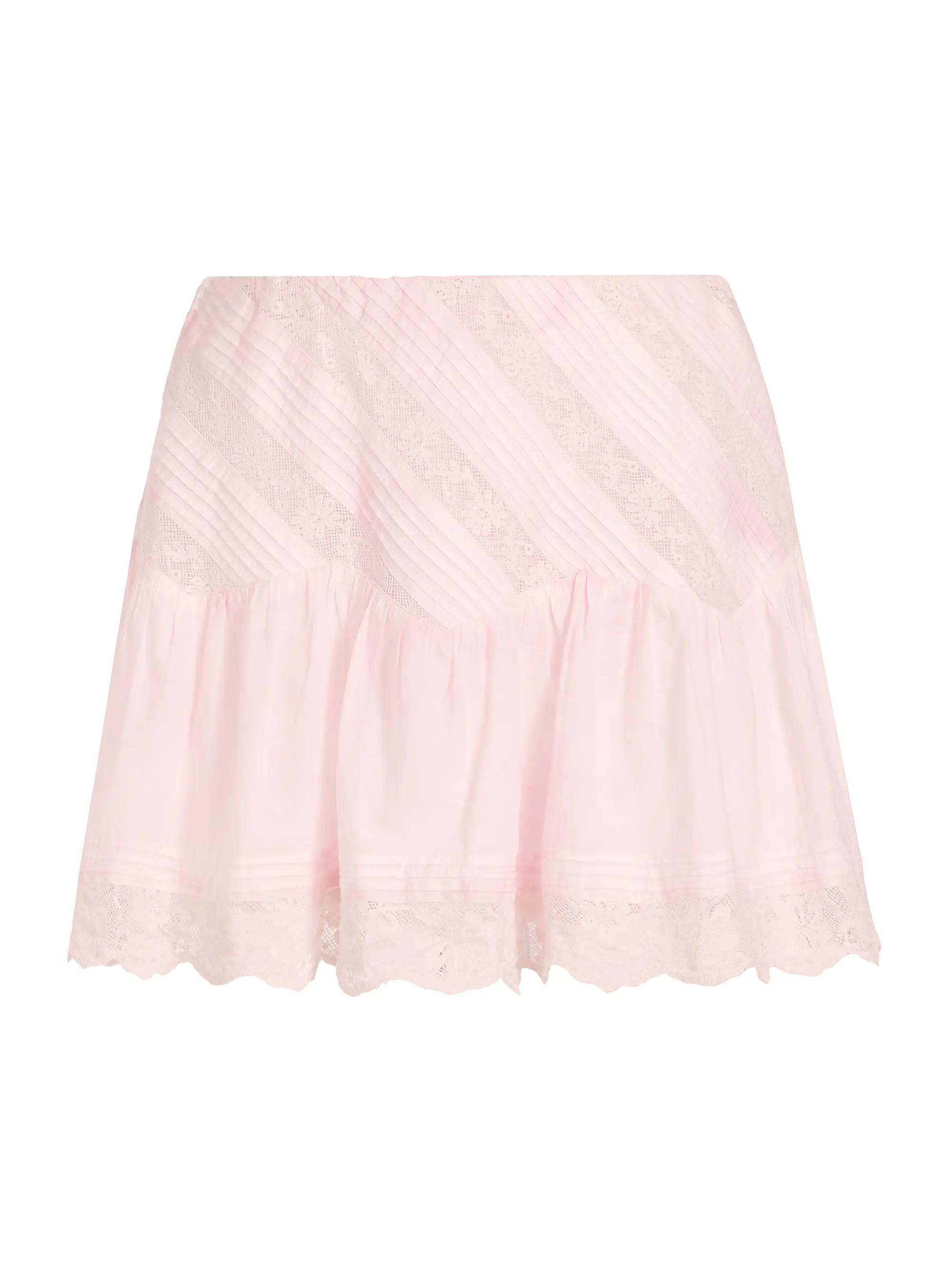 Melissa Cotton & Lace Miniskirt | Saks Fifth Avenue