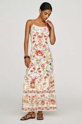 Anthropologie x Farm Rio Printed Strappy Maxi Dress | Anthropologie (US)