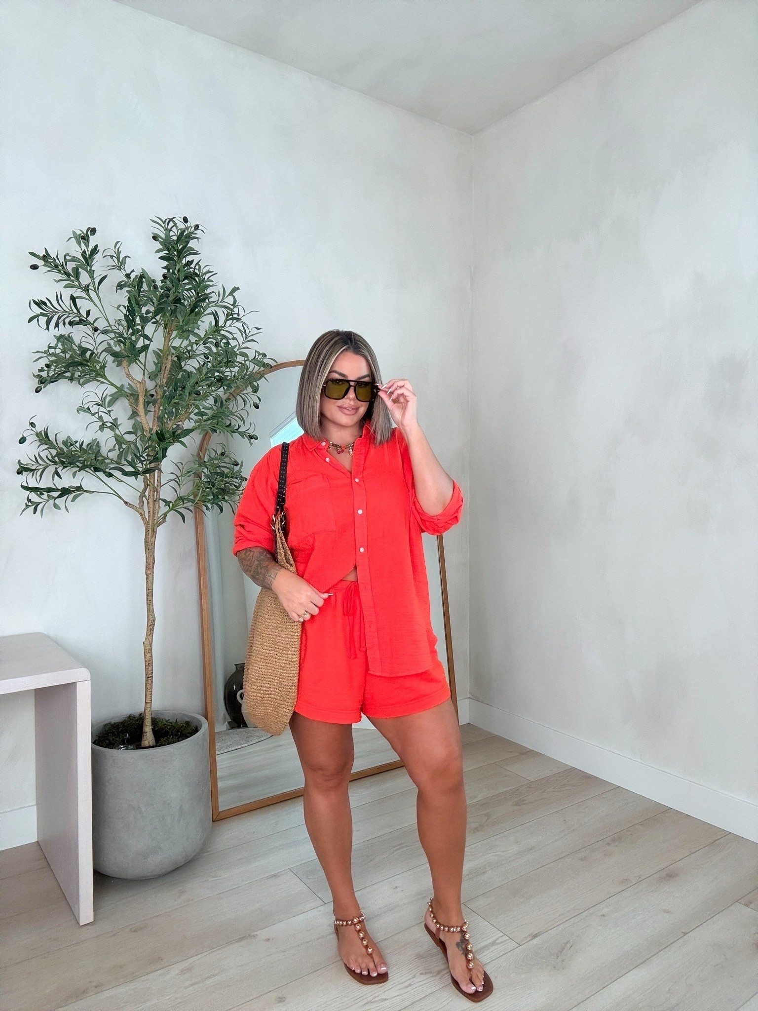 Top L very oversized 
Shorts L these run super oversized could have done M for sure.

Comment SHOP below to receive a DM with the link to this post on my LTK ⬇ https://liketk.it/6j1ek

https://liketk.it/6j1ek

#LTKootd #LTKMidsize