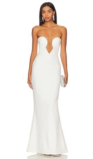 Minx Gown in Ivory | Revolve Clothing (Global)