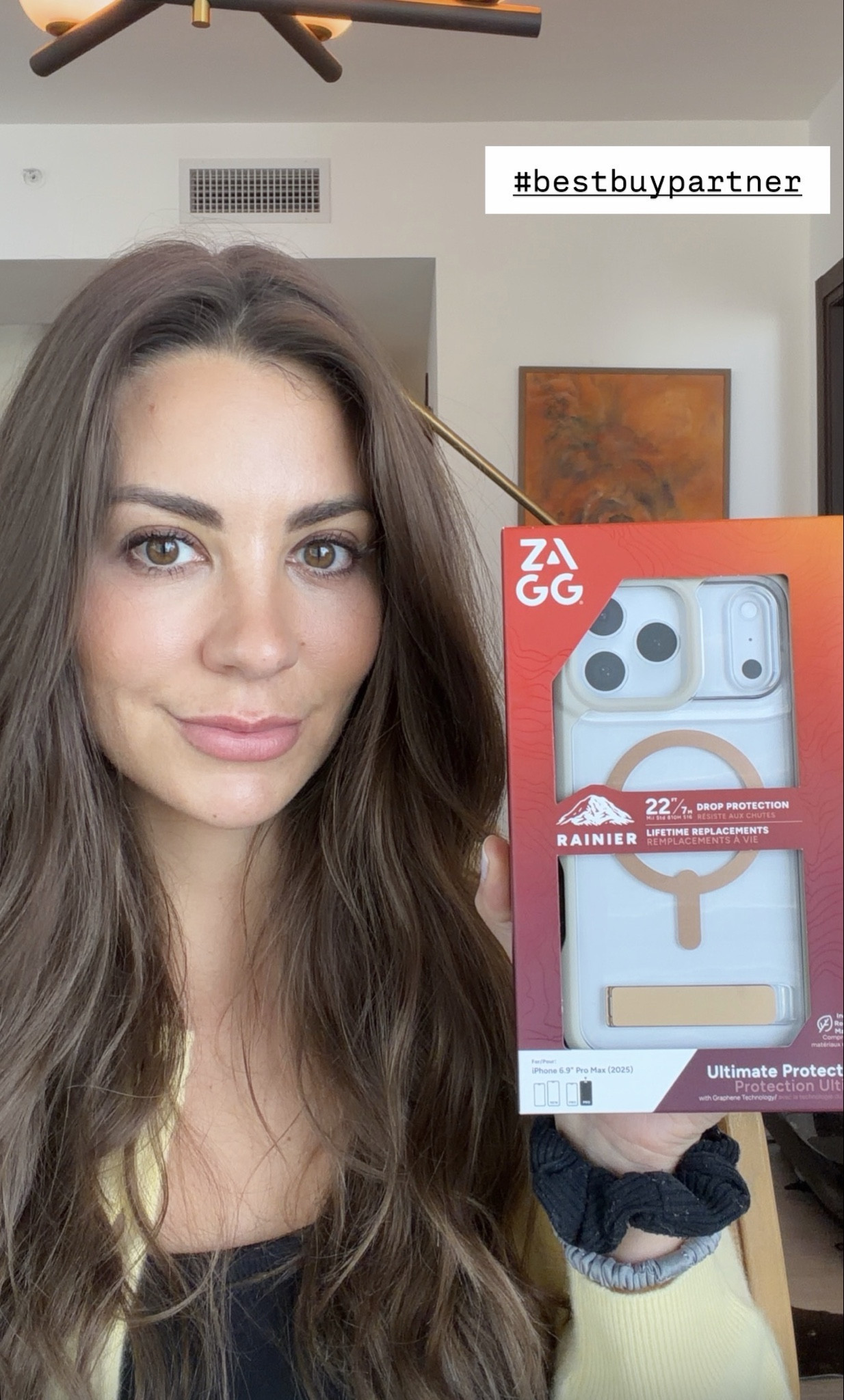 #BestBuyPartner Time to be responsible with my ZAGG Rainier case.  The Rainier case gives you extreme protection in a sleek, stylish design - tested to keep your phone safe from drops up to 22ft!
The built-in kickstand is perfect for hands-free cooking videos or calls and the magnetic compatibility makes wireless charging super easy 🙌
Find it at Best Buy on the ZAGG showcase!