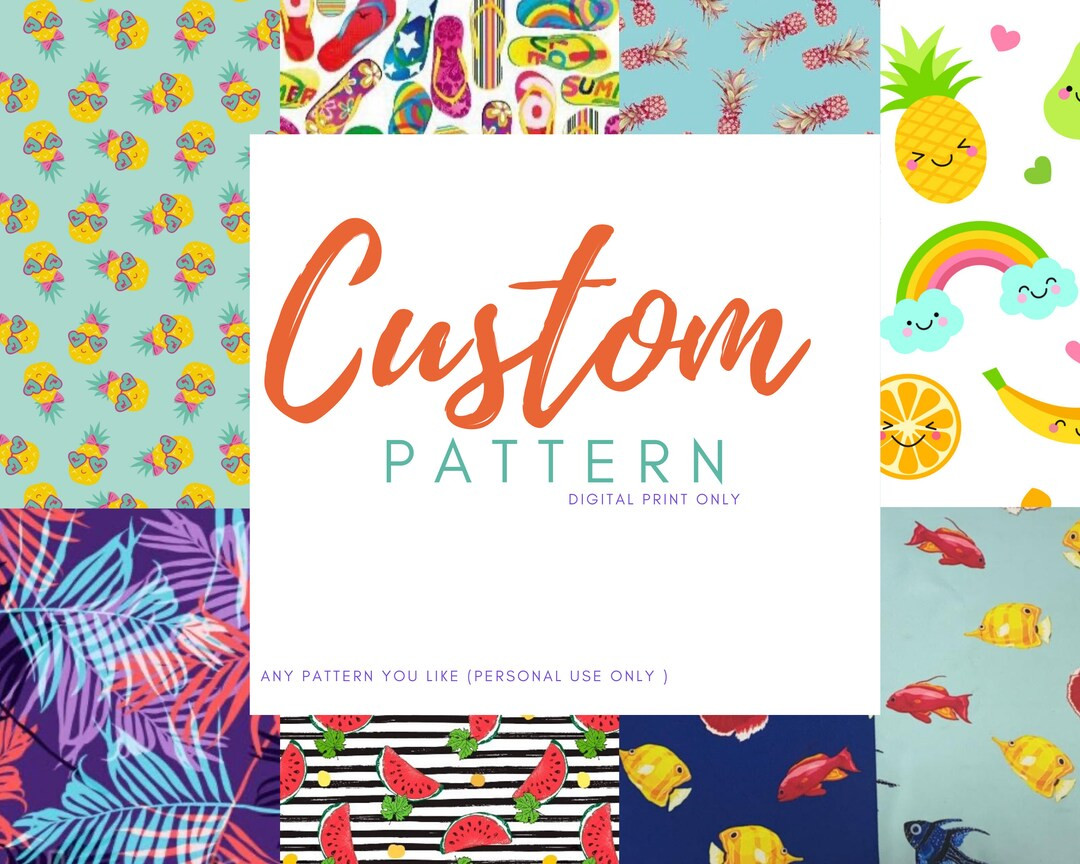 Custom-made Swimwear Print Design | Personalized Pattern Creation Service | Unique Print for Swim... | Etsy (US)