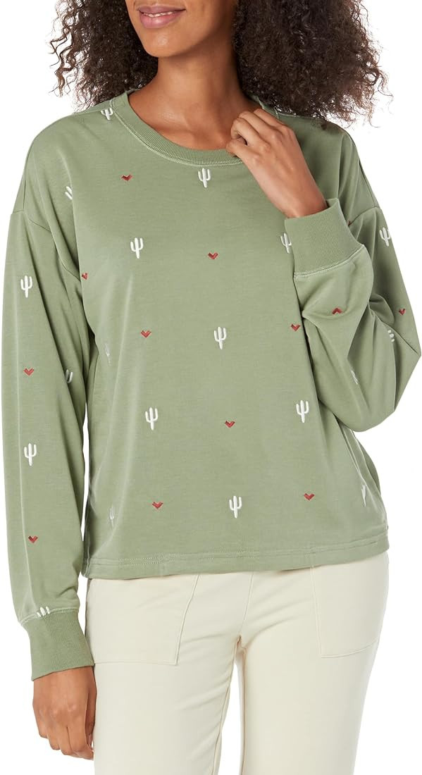 PJ Salvage Women's Loungewear Wild Lands Long Sleeve Top | Amazon (US)