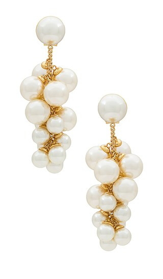 Grape Earrings in Pearl | Revolve Clothing (Global)