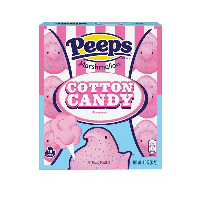 Peeps Easter Cotton Candy Chicks - 4.5oz/15ct | Target