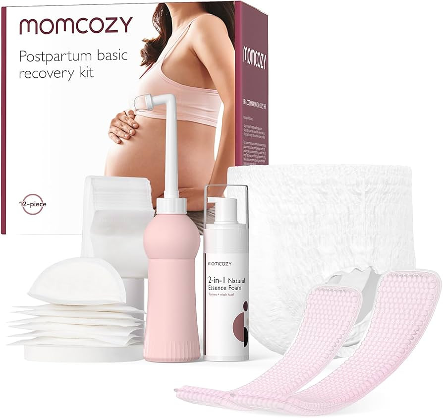 Momcozy Postpartum Recovery Essentials Kit, Labor Delivery Mom Care Kit, Self-Absorbent Disposabl... | Amazon (US)