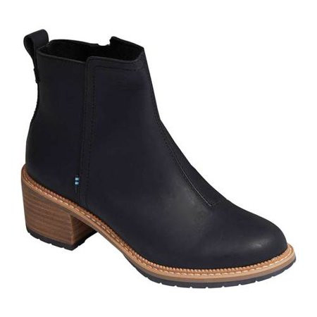 Women s TOMS Marina Leather Bootie | Walmart (US)